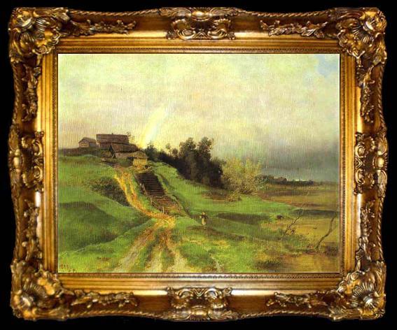 framed  Alexei Savrasov Rainbow, ta009-2